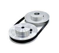 Drive Belt Kits Juego Poleas Correa Distribución 2GT 80T 80Teet Relación Velocidad 1:1 Interior 5 A 12Mm Juego Ruedas GT2 Ncho 6Mm 2M CNC Correas Transmisión(80T Bore 5mm,2GT-610-6MM_12MM)