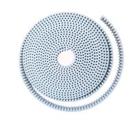 Drive Belt Para Correa Distribución HTD5M, Ancho 12 15 20Mm Color Blanco Poliuretano PU Con Núcleo Acero Para Polea HTD 5M Extremo Abierto Paso 5Mm Correa Trapezoidal(4 meters,20mm)