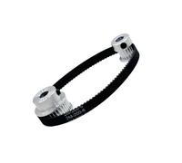 Drive Belt Polea Distribución Aluminio GT2 Ancho Correa 10mm Relación Transmisión 1:2, 16 32Dientes Diámetro Interior 5/8Mm Longitud 120/200/280/400/610Mm Correas Transmisión(3mm,10MM_2GT-610)