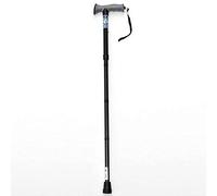 Drive Medical 10370BLK-6 -Bastón plegable con mango de gel, color negro