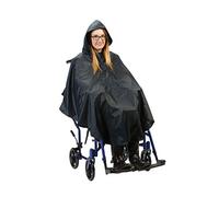 Drive Medical Poncho impermeable para silla de ruedas, color azul marino