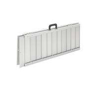 Drive Medical Rampa portátil para silla de ruedas con asa de transporte y bolsa de viaje, 3 pies de largo, color gris metálico