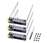 DRIVECADDY Paquete de 3 Discos Duros compatibles con DELL PowerEdge Servers - 14-16.ª generación T560 R660 R6615 R6625 R7615 R7625 R760 R760xs R760xa R860 R960 y más - SSD SAS SAS ATA NVMe Travel ay