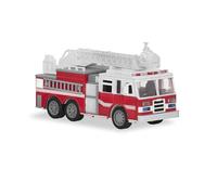B. Driven by Battat - Camión de Bomberos de Juguete para niños - Juguete de vehículo de Emergencia - camión de Rescate - Luces y Sonidos - 3 años + - Camión de Bomberos con una Micro grua.