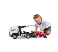 DRIVEN by Battat - Grúa, 50cm - Grúa de juguete para niños - Juguete Vehículo de rescate - Luces y sonidos - Piezas móviles - 3 años +