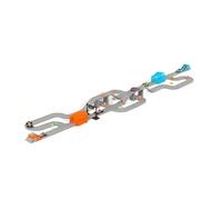 Driven by Battat - Toy Race Track Set - Racetrack with Launchers for Kids - 6 Mini Race Cars - 60+ Tracks & Accessories - 3 Years + - Pocket Turbo Launcher (84pc)