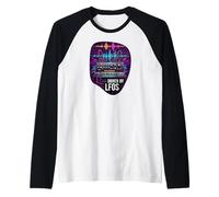 Driven by LFOs Synth Electronic Music Producer Camiseta Manga Raglan