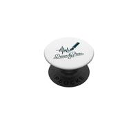 Driven by Prose Pluma estilográfica Heartbeat Escritor Autor PopSockets PopGrip Adhesivo