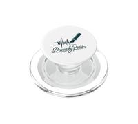 Driven by Prose Pluma estilográfica Heartbeat Escritor Autor PopSockets PopGrip para MagSafe