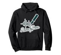 Driven by Prose Pluma estilográfica Heartbeat Escritor Autor Sudadera con Capucha