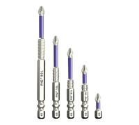 Driver Bit Set K5 Magnetic Electric Screwdriver Set, Chrome Plated Cross Head Power Tool Accessories for Mechanics, Carpenters, Electricians, Woodworkers, Automotive Repair, Projects, Home Use