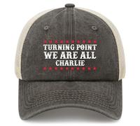 Driver Caps Punto De Inflexión Todos Somos Charlie Gorra De Béisbol Deportiva Moda Snapback Cap Unisex Dad Hat For Aire Libre Travel Exteriores 55-59Cm