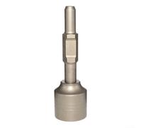 Driver de varilla de tierra larga compatible con taladros de 65 A, herramienta eficiente para instalaciones de conexión a tierra y estabilidad de señal (65 mm)