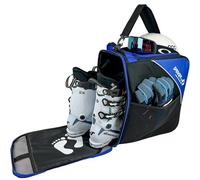 Driver13 ® Bolsa para Botas de esquí Bolsa para Botas de esquí con Compartimento para Casco para Botas Blandas duras inliner y Bolsa para Botas Negro-Azul