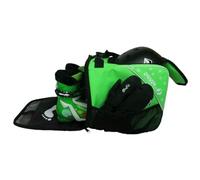 Driver13 ® Bolsa para Botas de esquí para niños Bolsa para Botas de esquí con Compartimento para el Casco para Botas duras y Blandas Patines en línea y Bolsa para Botas Verde