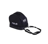 Driver13 Bolsa para Casco GO, Helmet Bag para Casco de esquí, Bici, Snowboard y equitación, Compartimento para Accesorios, Negro