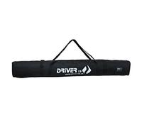 Driver13 Bolsa para esquís de Fondo 195-215 cm Ajustable, Funda para esquís de Fondo y Bastones, Transporte, Negro