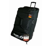 Driver13 Full Equipment Bag Bolsa de Viaje Tipo Trolley con Ruedas, 185 L Bolsa de Equipo para Motorsport y Outdoor, Medidas 92 x 46 x 45 cm, Negro