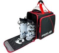 Driver13 ® Mochila para Botas de esquí con Compartimento para Casco + Mochila para Botas de esquí con Compartimento para Casco Duro + Botas de Snowboard + Inliner + Bolsa para Botas Negro-Rojo