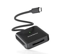 DriverGenius MediaPro CFB | Lector de Tarjetas CFexpress Tipo-B USB-C 3.2 Gen2 10Gbps - para Fotógrafos y Videógrafos Profesionales (Aluminio, HB093-C)