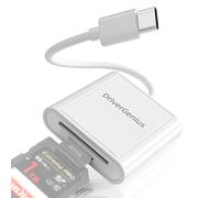 DriverGenius SD/MicroSD Card Reader to USB2.0 Type-C - 2-in-1 SD Card OTG Adapter for Photographer Creator