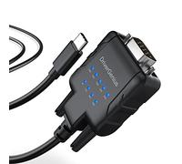 DriverGenius SerialPulseX Serie | Adaptador USB-C a RS232 Serial (DB9) con 9 x Leds - para Programación de PLC, Adquisición de Datos y Sistemas Embebidos | Compatible con Windows 11 y macOS 15