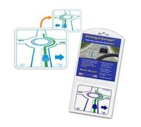 Driveright Lane Safety Sticker For Travelling Abroad by Travel Items For Europe