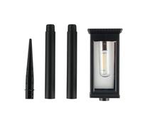 Driveway Solar Lights - Monocrystalline Solar Panel, LED Outdoor Lawn Lights, Landscape Lighting Stakes | IP65 Waterproof, Auto On At Dusk, Warm Yellow Light For Courtyard, Sidewalk, Driveway