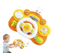 Driving Learning Educational Toy - Interactive Steering Wheel Toy | Musical Steering Wheel Toy | Pretend Car Steering Wheel For Boys and Girls | Toddler Musical Driving Toy with Light and Sound,