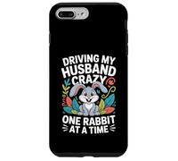 Driving My Husband Crazy One Rabbit At A Time Funny Carcasa para iPhone 7 Plus/8 Plus
