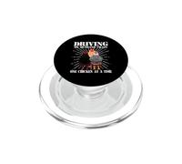 Driving my Lady Crazy One Chicken at a Time PopSockets PopGrip para MagSafe