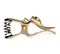 Drivstraw Abrazadera giratoria de alambre de tierra para soldadura eléctrica, abrazadera de conexión a tierra de cobre de 300 A, compatible con T-Style, MIG, para soldadura TIG y sumergida