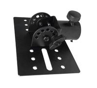 Drivstraw Adaptador de poste de trípode giratorio de 35 mm para soporte de altavoz DJ PA, construcción robusta con diseño de ángulo ajustable para equipos de audio