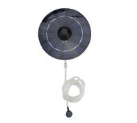 Drivstraw Aireador solar de estanque bomba de oxígeno con manguera de aire y piedra de burbujas, para fuente, estanque, acuario, flotante, oxigenación solar, plástico