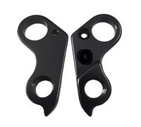 Drivstraw Aleación de aluminio para desviador trasero de bicicleta Soporte directo para Rose Road Mountain para marcos de bicicleta | Para estabilizador adaptador de caída mecanizado CNC | Negro | 53