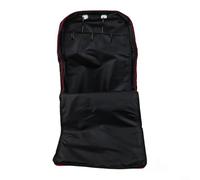 Drivstraw Bolsa de almacenamiento portátil impermeable con 3 ganchos para organizar tachuelas, cabestros, cuerdas, se cuelga en granero o remolque, correas ajustables, poliéster (negro)