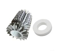 Drivstraw Cepillo 61020601, con anillo 6101611-R4, para Dolphin M400 M500, Astralpool E70 E80 E90, Active 4 5, limpiador de piscina, pieza de repuesto (2 piezas)