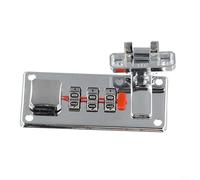 Drivstraw Cerradura de combinación retro de 65 mm x 29 mm para caja de madera, maleta, equipaje y caja de herramientas, cerradura de puerta de hierro con tornillos incluidos, herrajes antiguos para el