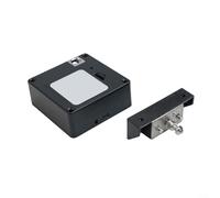 Drivstraw Cerradura de puerta inteligente de madera sin llave para puertas de madera con tarjeta IC y NFC, cerradura electrónica invisible para cajones, armarios y