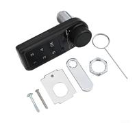 Drivstraw Cerradura de seguridad de código de teclado digital, cerrojo electrónico para gabinete con contraseña de 4 a 15 dígitos, control táctil para casa, oficina, gimnasio, hotel, construcción ABS