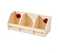 Drivstraw Contenedor de almacenamiento plegable para estantes de armario, organizador plegable con compartimentos para ropa interior, sujetadores, calcetines, toallas de baño y juguetes, estructura