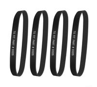 Drivstraw Correa de repuesto para aspiradora Eureka, correa de transmisión de goma compatible con modelos NEU181D NEU350 NEU280 NEU181A NEU182A, paquete de 4