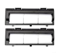 Drivstraw Cubierta de cepillo de rodillo principal de repuesto para aspiradoras robóticas, compatible con RoboVac L35/L35 +, VRillo J300, para T9, para BlueBot y para Xtreme (paquete de 2)