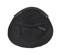 Drivstraw Cuello de soldadura, protector envolvente de cuero y tela para la circunferencia de la cabeza para casco, bloquea las chispas de los rayos de calor, clip a presión que se adapta a la mayoría