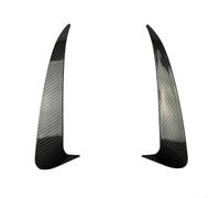 Drivstraw Difusor de parachoques trasero de fibra de carbono para W205 - Salida de escape exterior, construcción ABS, elegante actualización estética deportiva (textura de fibra de carbono)