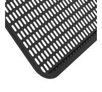 Drivstraw Estante de malla desmontable para freidora de aire, bandeja de cocción de acero al carbono sin revestimiento, 26 x 23 cm, apto para lavavajillas, se adapta a la mayoría de tamaño compacto y