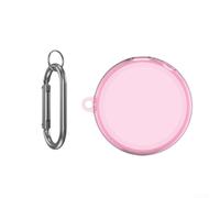 Drivstraw Funda protectora para auriculares Soundcore Sleep A20 - Transparente, para ajuste delgado, funda resistente a los arañazos con recortes precisos para botones y puertos, compacta 7.9 (rosa