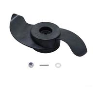 Drivstraw Hélice fueraborda de 2 cuchillas para arrastre de agua dulce y salada - Tuercas autobloqueantes M10, se adapta a motores de empuje de 26 a 88 libras, para kayaks y barcos pequeños (58/88