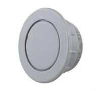 Drivstraw Juego de agujeros para sombrilla de mesa de patio para muebles de exterior, plástico gris o transparente para anillo y tapa para adaptarse a postes de 1.65 pulgadas en aberturas de 2