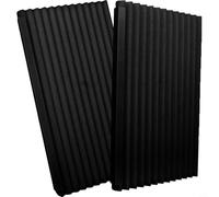 Drivstraw Paneles de aislamiento de aire acondicionado para unidades de CA, sellos laterales de espuma de 17 x 9 x 7/8 pulgadas, kit aislante de poliuretano resistente a la intemperie para reducir el